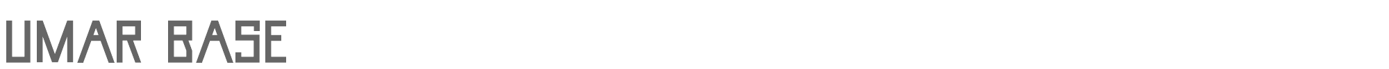 Sample characters Umar Font